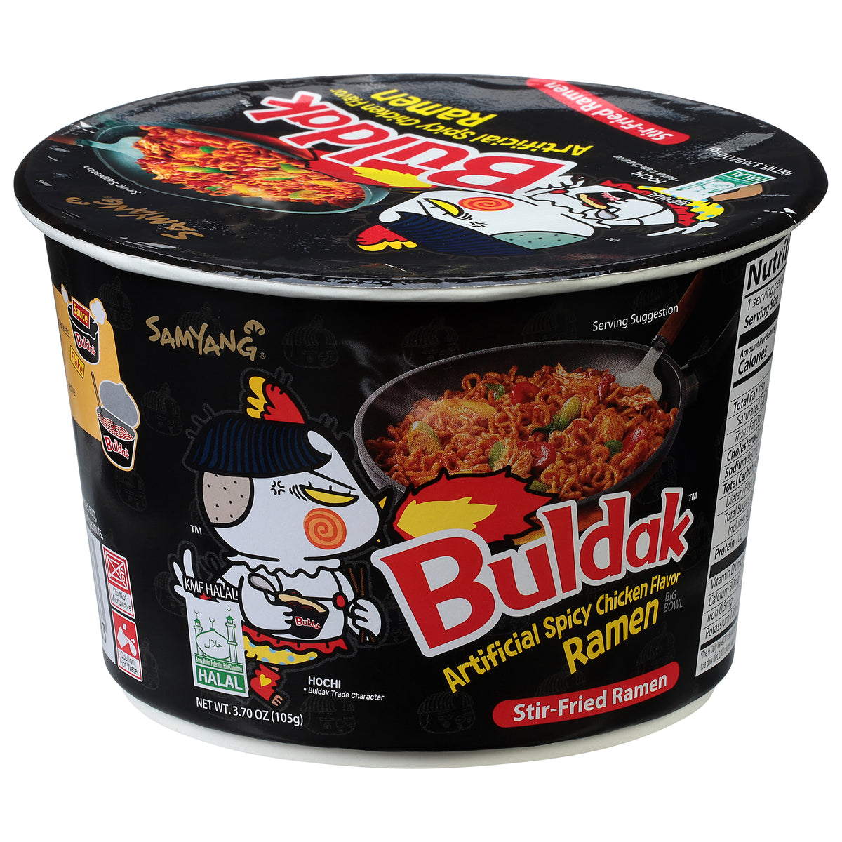 Samyang Buldak Stir-Fried Spicy Chicken Flavor Ramen 3.70 oz