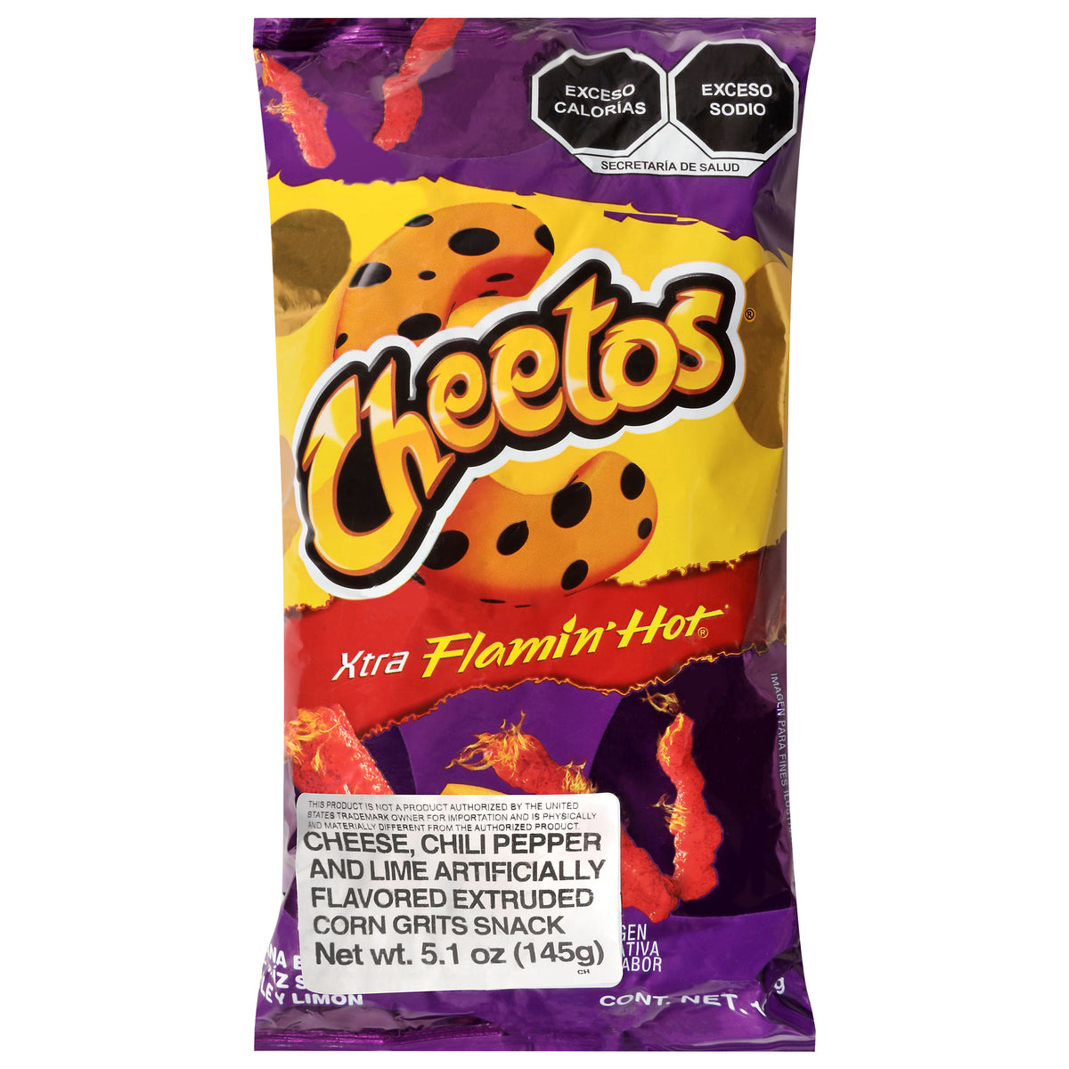 Cheetos Cheese, Chili Pepper and Lime Corn Grits 5.1 oz