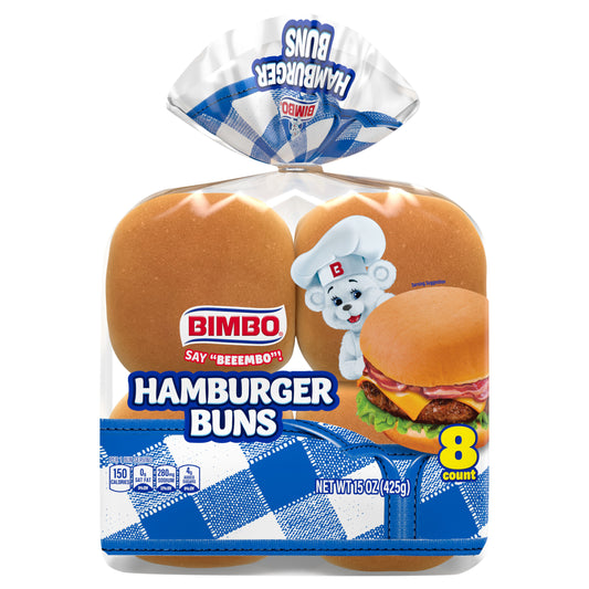 Panecillos para hamburguesa Bimbo Bimbollos, paquete de 8, 425 g