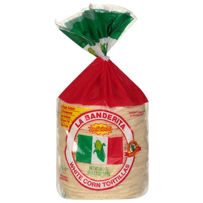 Tortillas de Maíz Blanco La Banderita 66.3 oz
