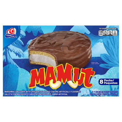 Galletas de malvavisco Gamesa Mamut con sabor a chocolate, 8 unidades de 28 g (1 oz)