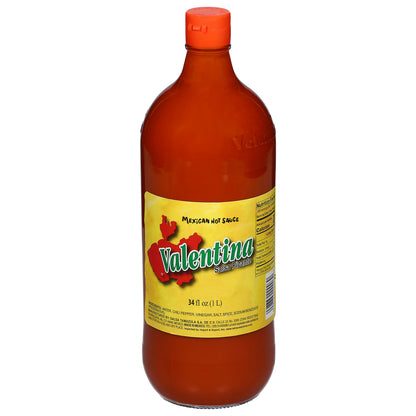 Salsa picante mexicana Valentina de 34 onzas líquidas
