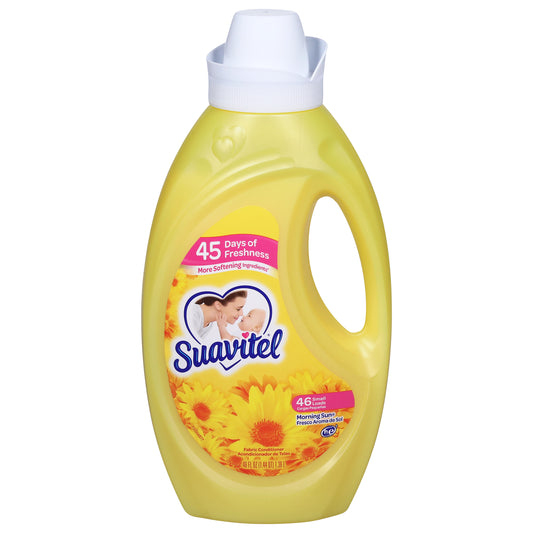 Suavizante de telas Suavitel Morning Sun de 46 onzas líquidas