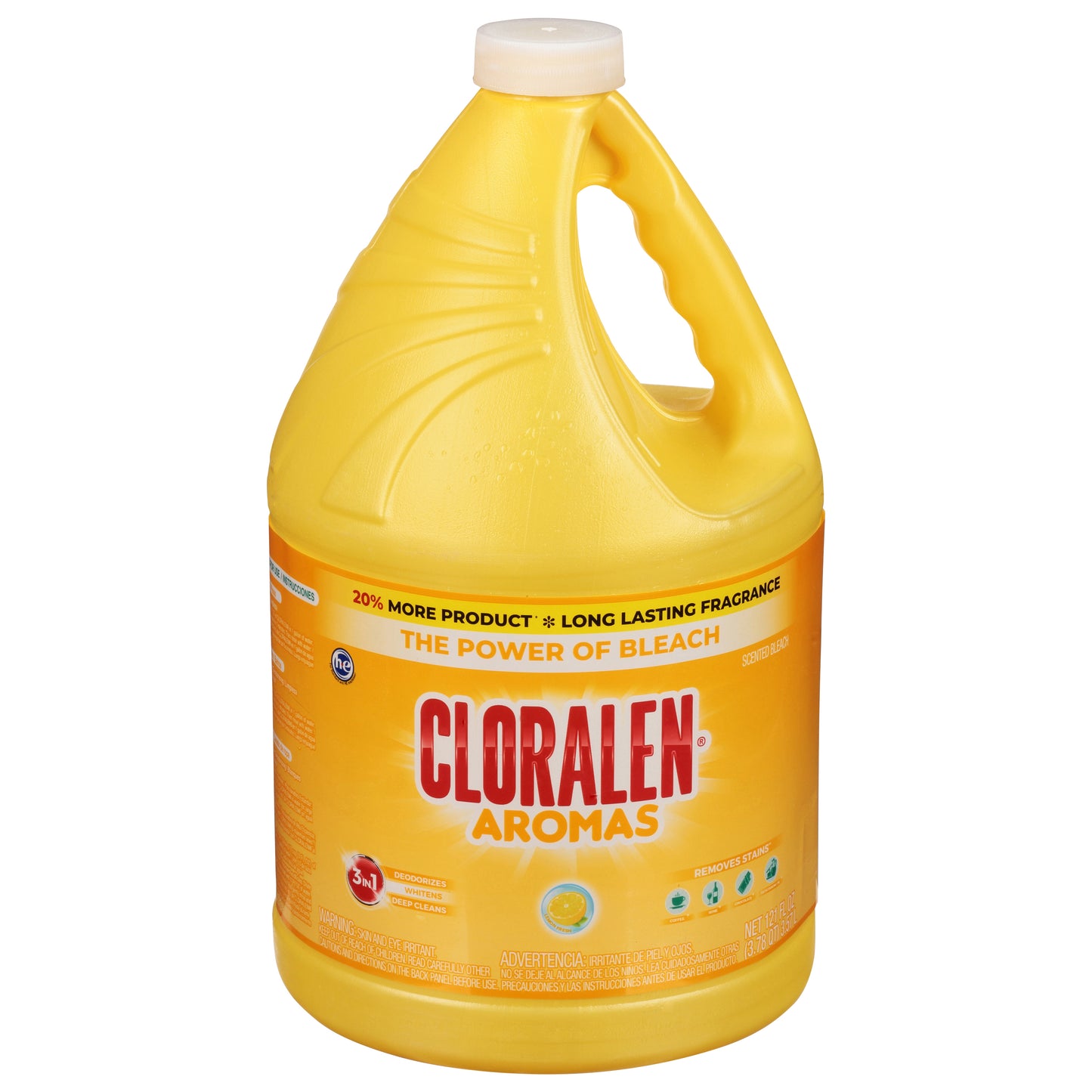 Cloralen Aromas Lejía con aroma a limón fresco 121 onzas líquidas