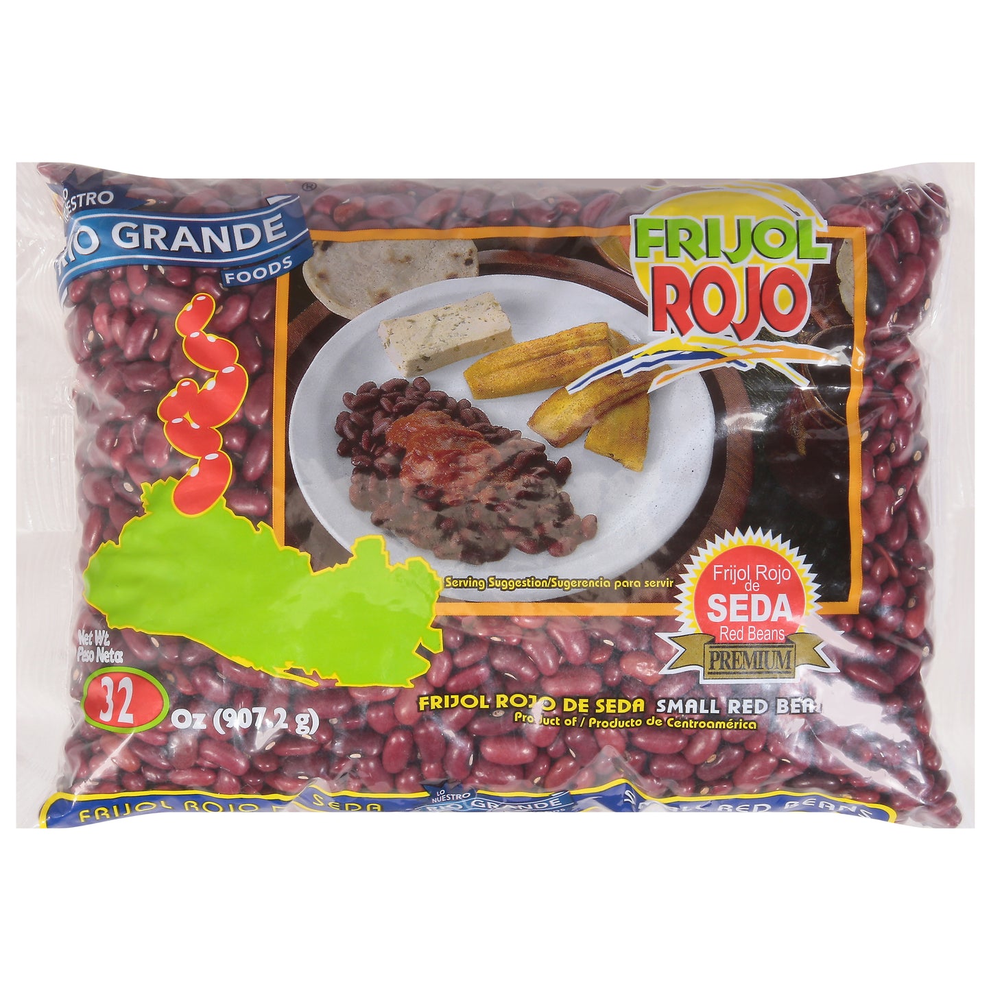 Frijoles rojos premium Rio Grande Foods, paquete pequeño de 1 32 oz