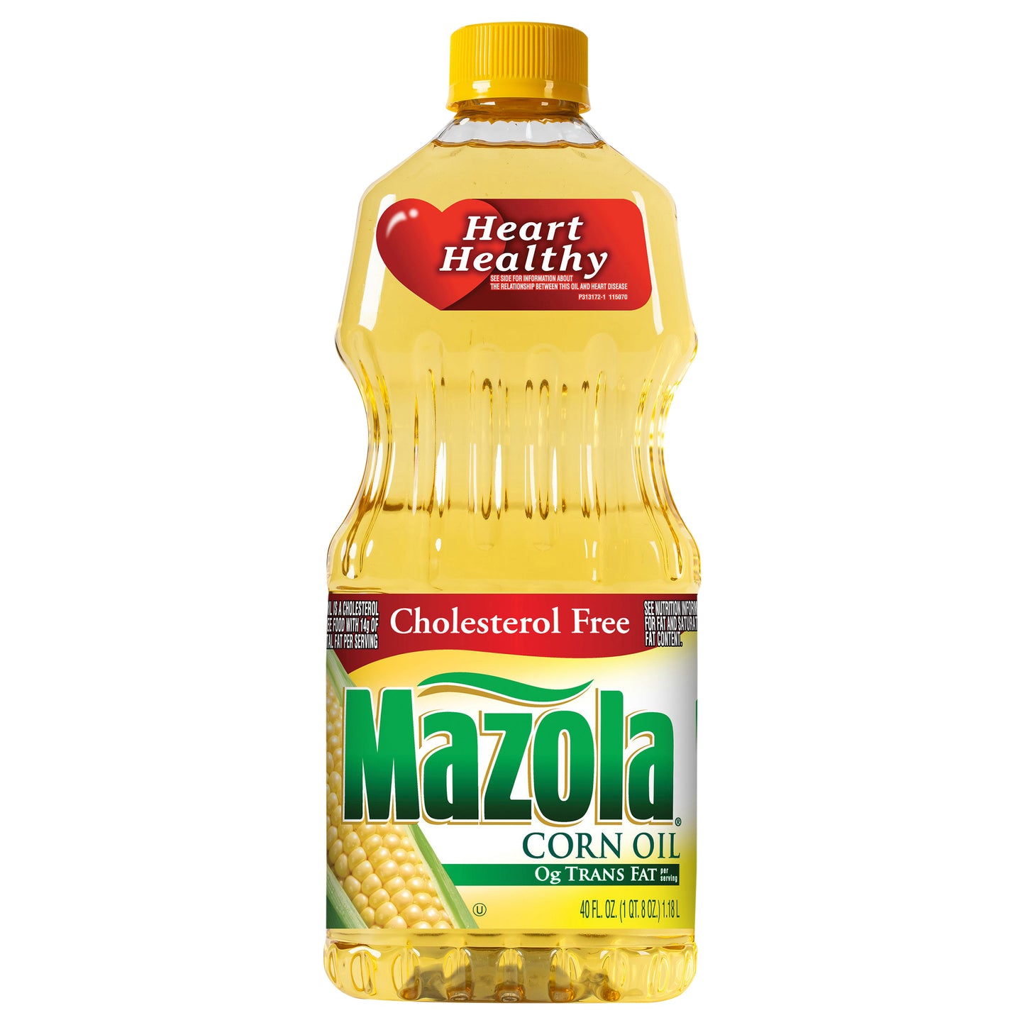 Aceite de maíz Mazola, botella de plástico de 40 onzas líquidas