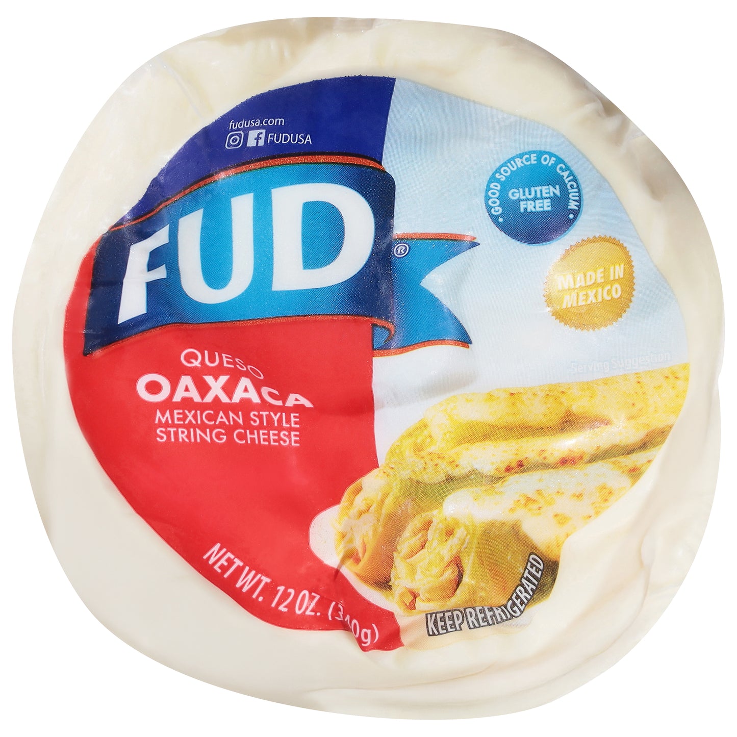 Queso Oaxaca estilo mexicano FUD, 340 g