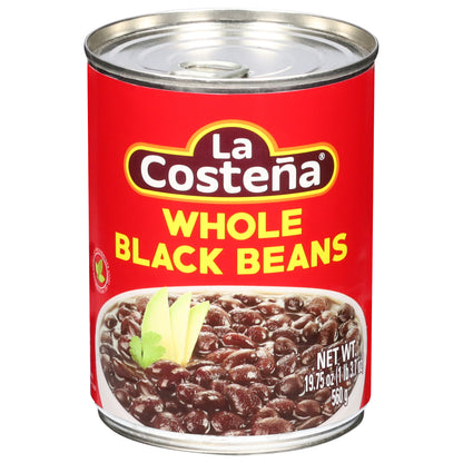 Frijoles negros enteros La Costeña 19.75 oz