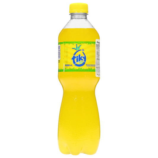 Refresco carbonatado Tiky Pina sabor piña 20 onzas líquidas