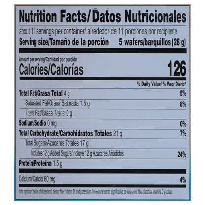 Rollitos de oblea de coco Pirucream 10.58 oz
