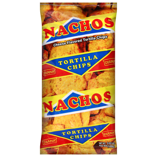 Nachos Diana, chips de tortilla con sabor a queso, 3.52 onzas