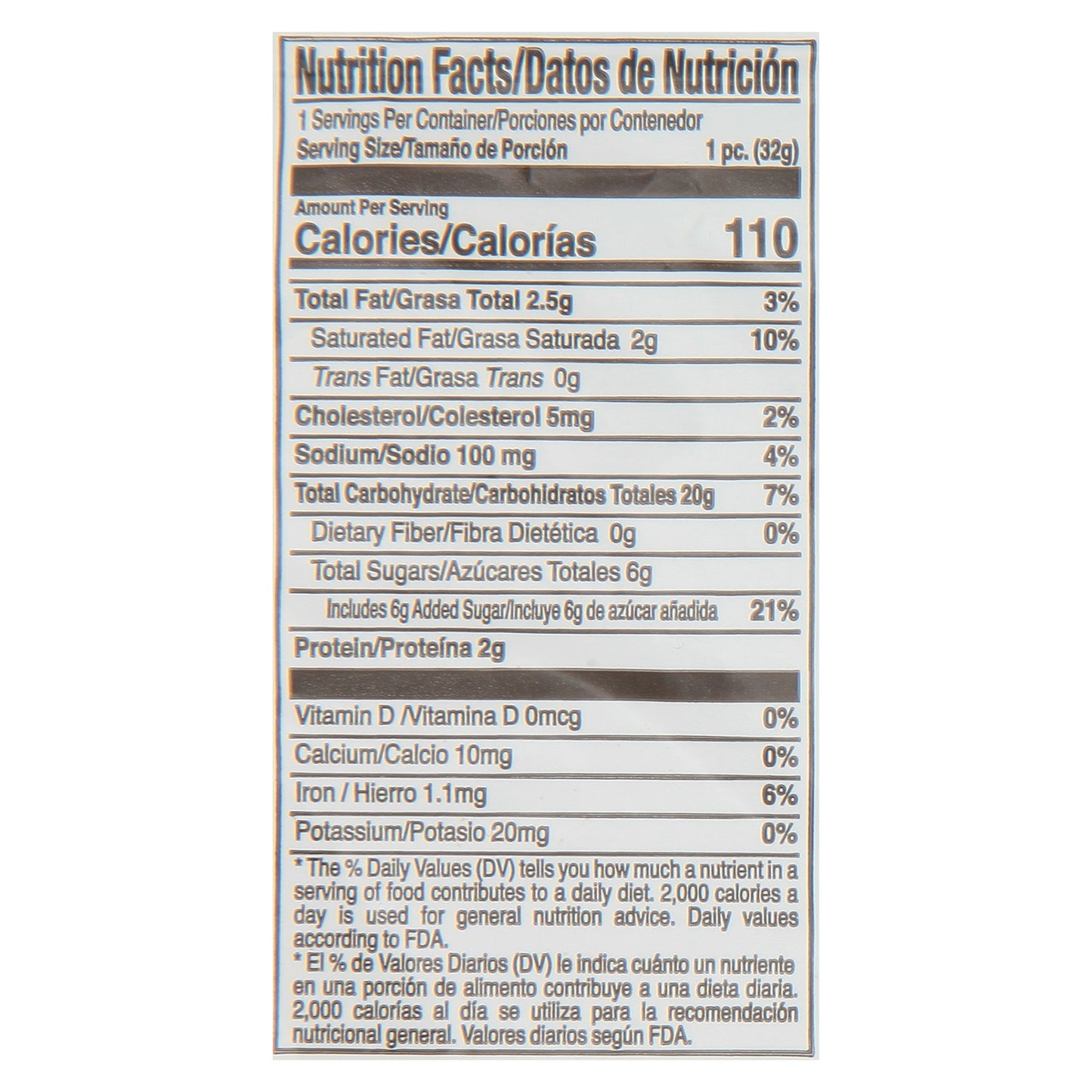 Pan dulce Margarita Lido 32 g