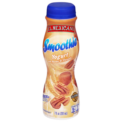 Yogur El Mexicano Smoothie con Nuez Pecana y Cereales 7 onzas líquidas