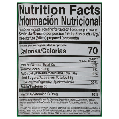 Zuko Limón en polvo, 400 g