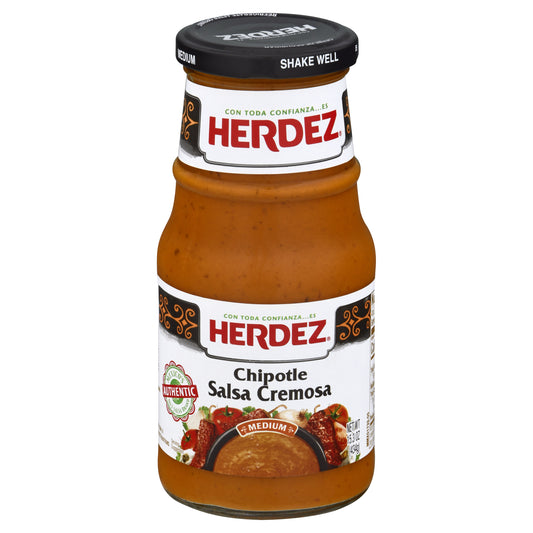 Herdez Medium Chipotle Salsa Cremosa 15.3 oz