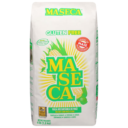 Harina de maíz instantánea tradicional MASECA de 4 libras