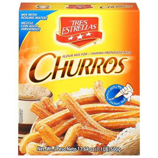 Mezcla de Harina Tres Estrellas Churros 17.64 oz