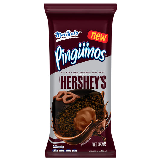 Marinela Pingüinos Hershey's Creme Filled Cupcakes, 4 count, 2.82 oz