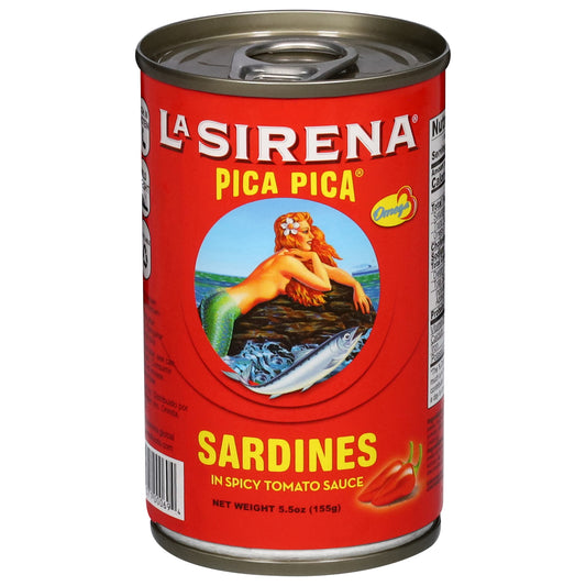 La Sirena Pica Pica Sardinas en Salsa de Tomate Picante 5.5 oz
