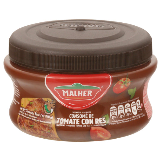 Mezcla en polvo saborizante de tomate y carne de res Malher 7 oz