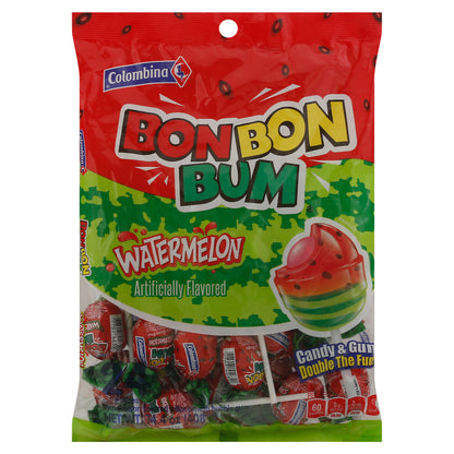 Paletas de chicle Colombina Bonbon Bum sabor sandía, 408 g