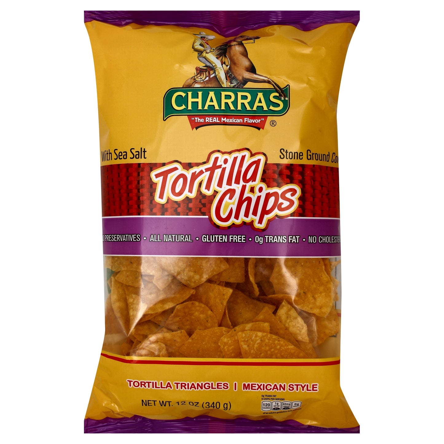 Totopos Charras de 12 onzas