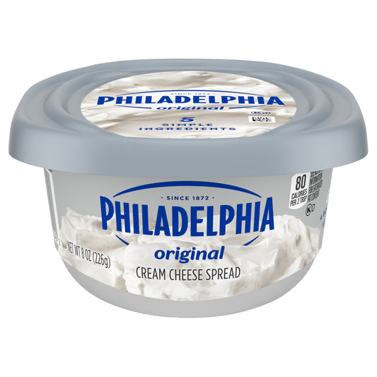 Queso crema Philadelphia Original, envase de 227 g (8 oz).