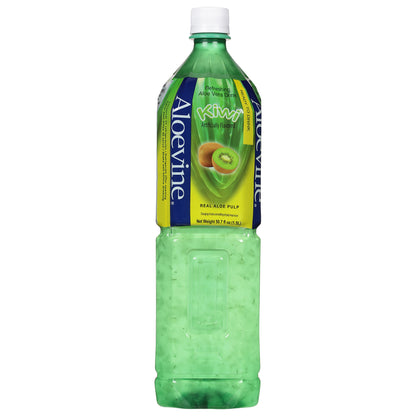 Bebida refrescante de kiwi y aloe vera Aloevine de 50.7 onzas líquidas