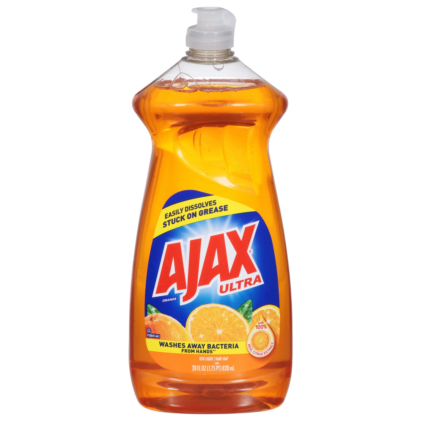 Jabón líquido para platos/manos Ajax Ultra Triple Acción Naranja 28 onzas líquidas
