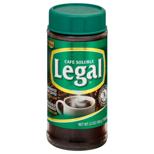 Legal Decaffeinated Instant Coffee 6.3 oz