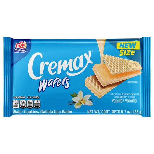 Galletas de oblea Gamesa Cremax sabor vainilla de 5.7 oz