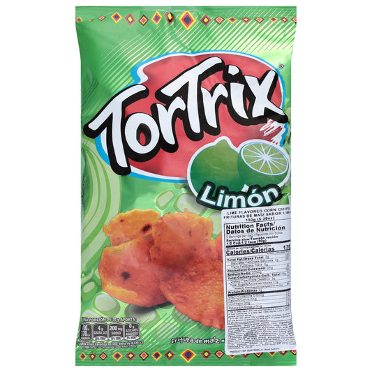 Tortrix Lime Flavored Corn Chips 5.29 oz