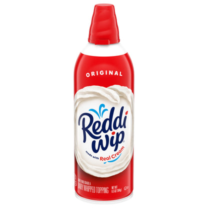 Crema batida Reddi-wip Original hecha con crema de verdad, lata de aerosol de 184 g (6.5 oz).