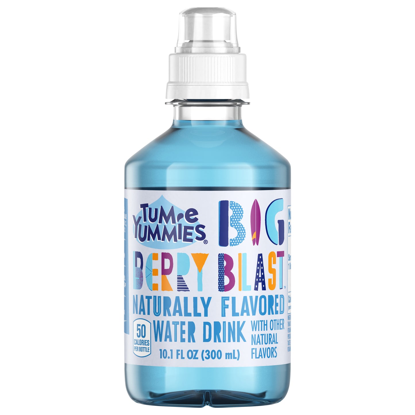 Tum-E Yummies Big Berry Blast, bebida de agua con sabor natural a frutas, 296 ml (10.1 onzas líquidas)