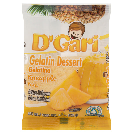 Postre de gelatina de piña D'Gari 120 g