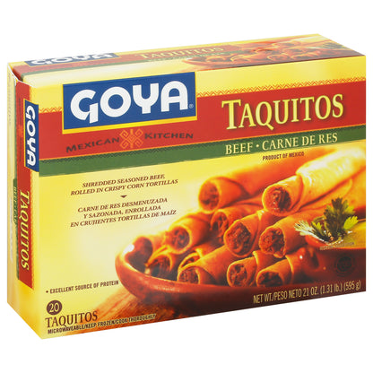 Goya Mexican Kitchen Taquitos de Carne 20 Taquitos 20 c/u