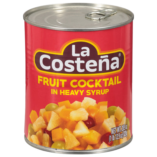Cóctel de frutas La Costeña en almíbar espeso 28.9 oz
