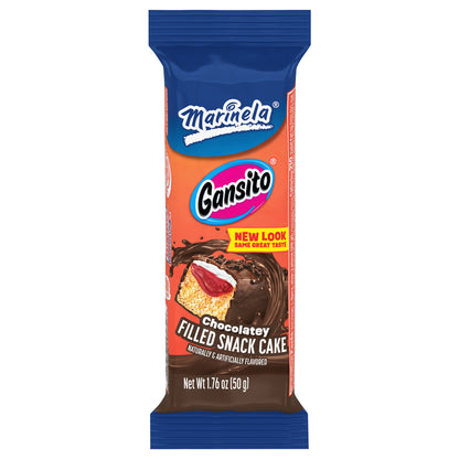 Marinela Gansito Chocolatey (Individual) Filled Snack Cake, 1.76 oz