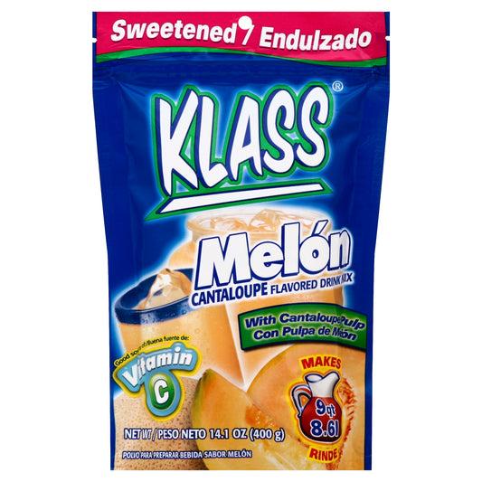 Mezcla para bebida de melón Klass de 14.1 onzas