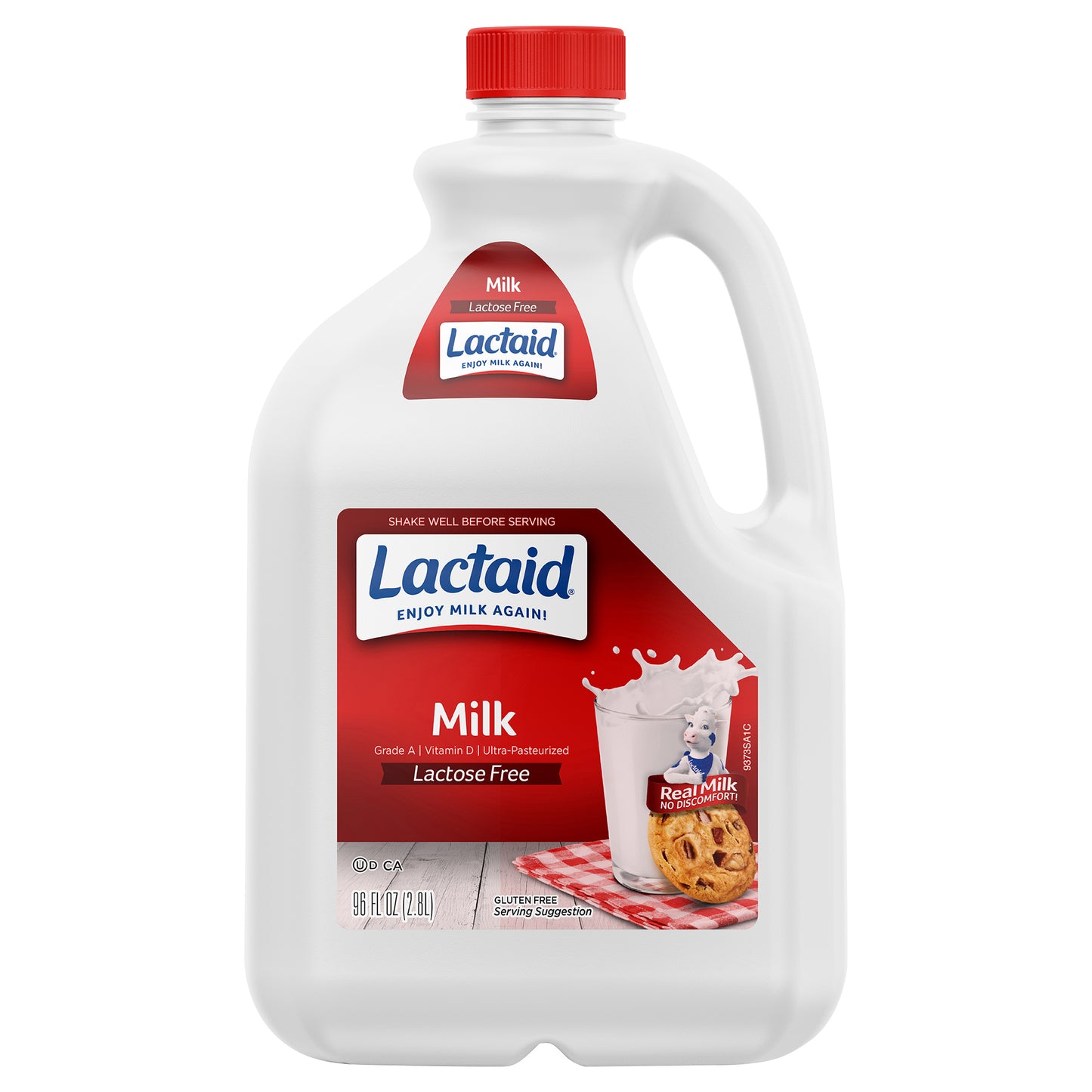 Leche entera Lactaid, 96 onzas