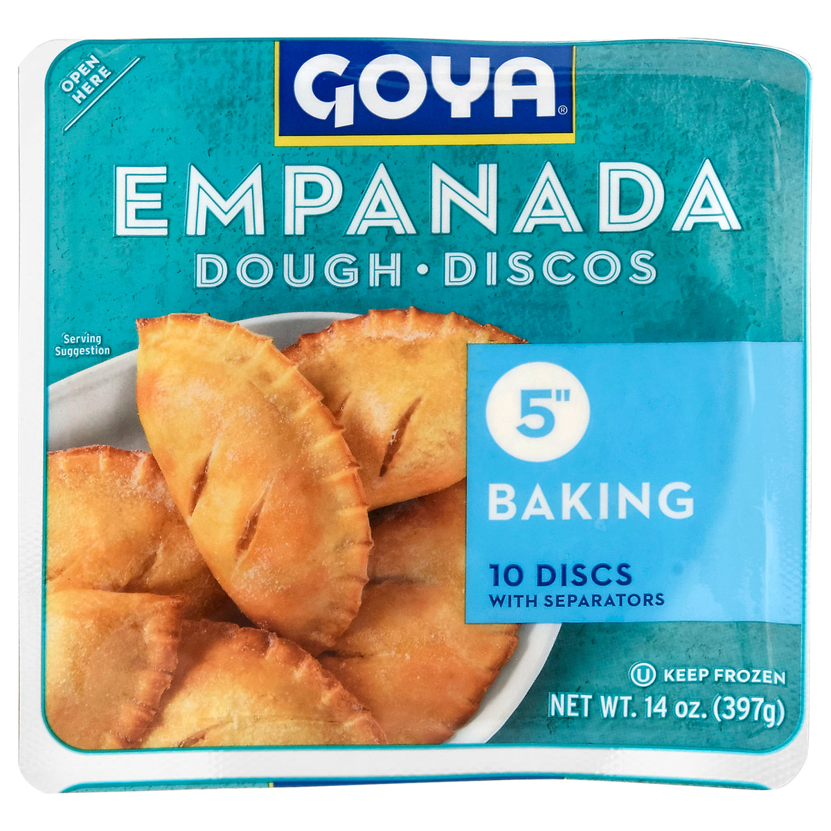 Goya Baking 5 Inch Empanada Dough 10 Each