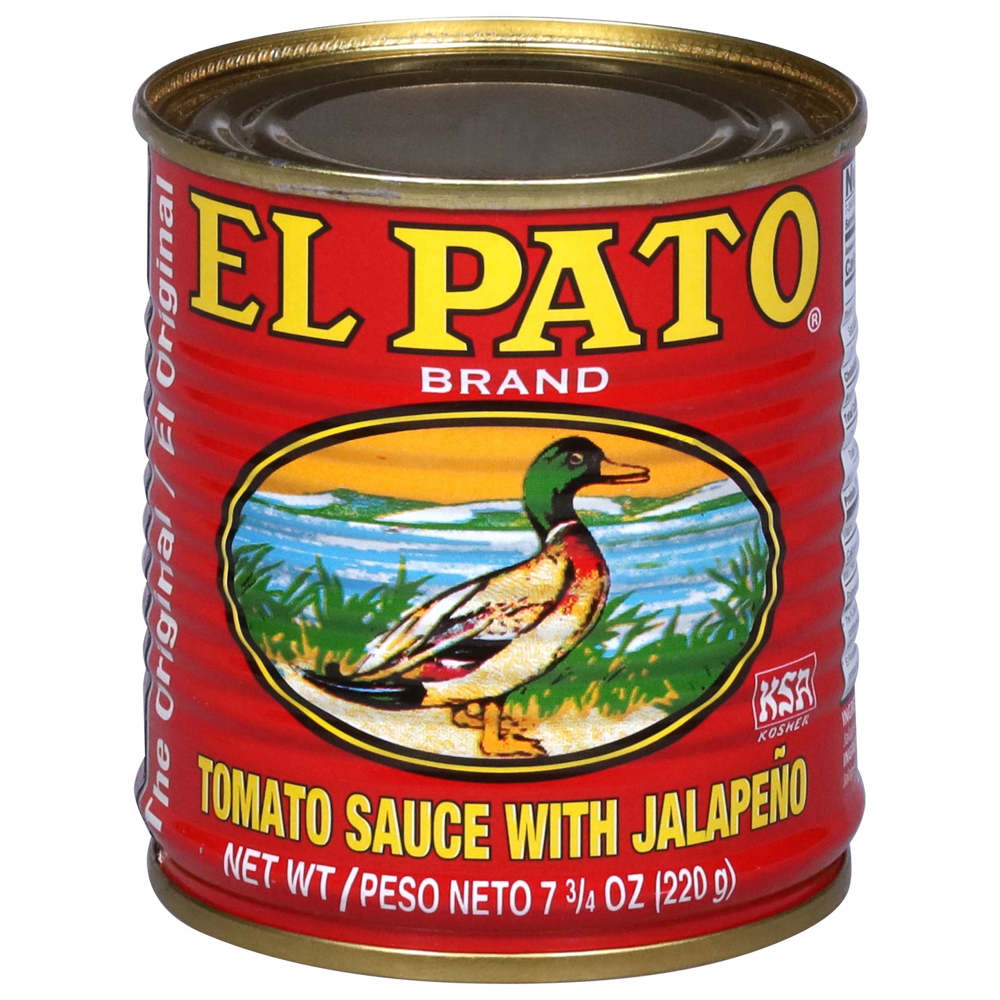 Salsa de Tomate El Pato con Jalapeño 7.75 oz
