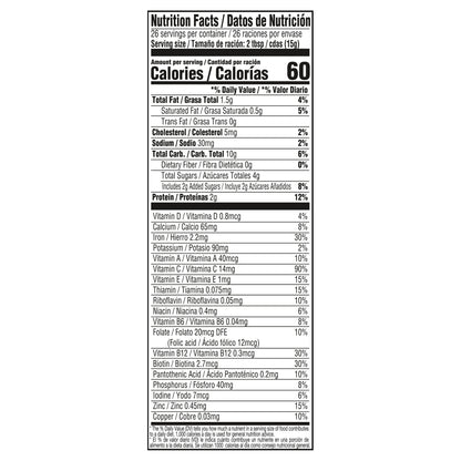 Nestlé Cerelac 12 Meses con Leche, Cereal de Trigo, Lata de 400 g (14.1 oz)
