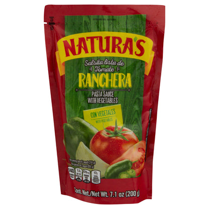 Natura's Salsa Ranchera para Pasta con Verduras 7.1 oz