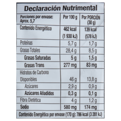 Ruffles Salsa Negra/Queso/Mega Crunch Mix 170 g