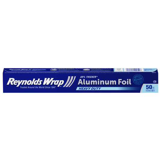 Papel de aluminio Reynolds Wrap de 50 pies, resistente (1 unidad)