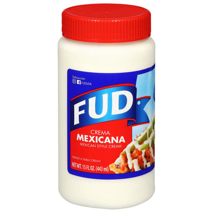 Crema estilo mexicano FUD de 15 onzas líquidas