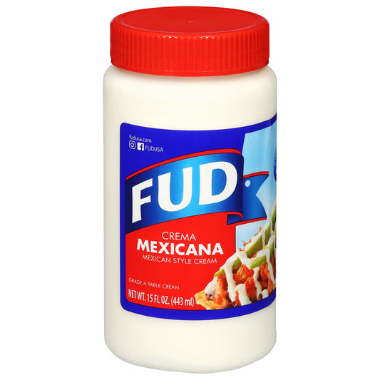 Crema estilo mexicano FUD de 15 onzas líquidas