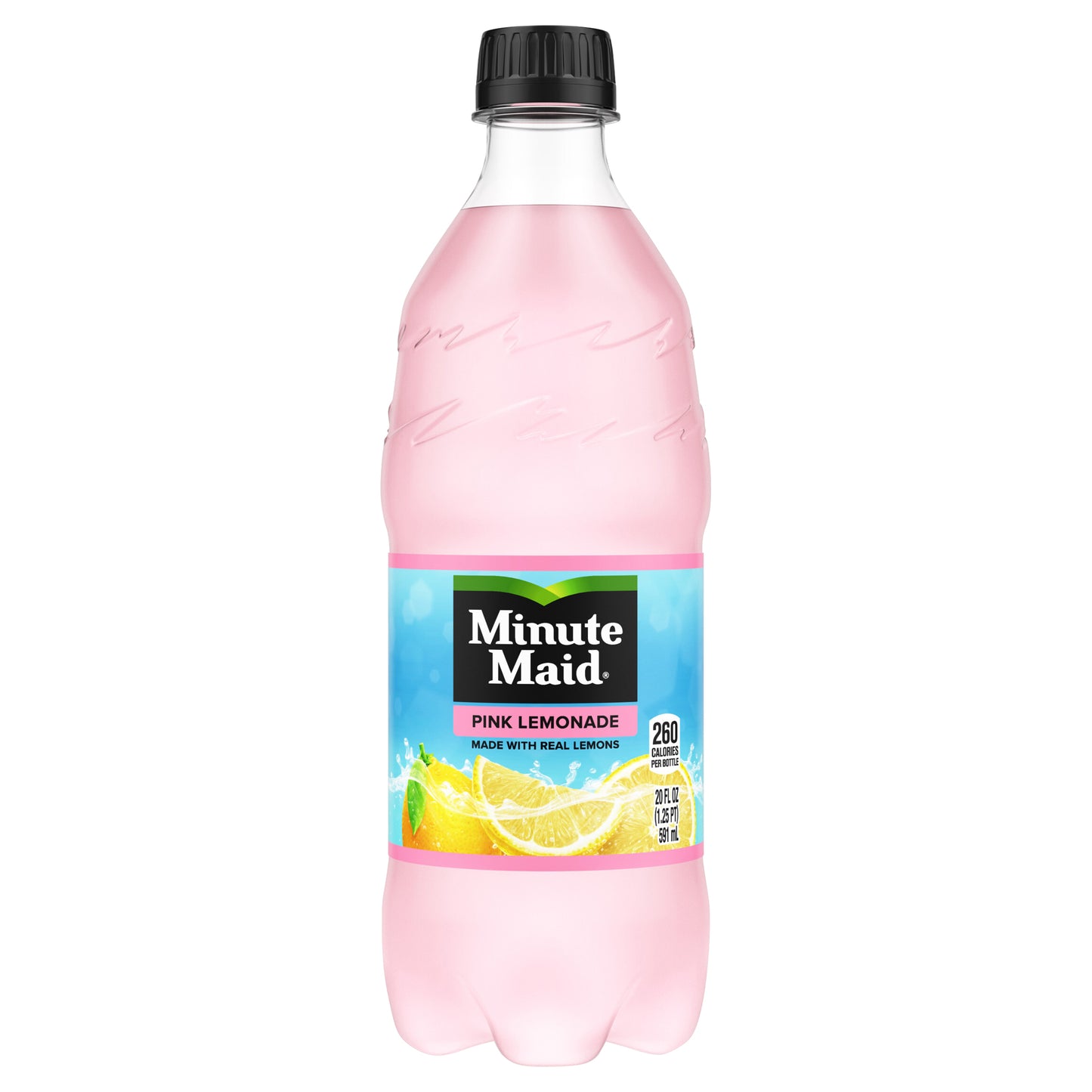 Botella de limonada rosa Minute Maid, 20 onzas líquidas