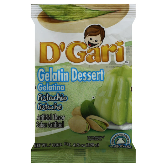 Postre de gelatina D'Gari 119 g - Pistacho